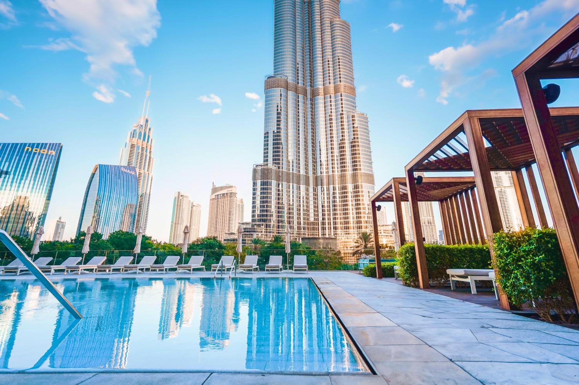 The Closest Building To Burj Khalifa With Fountain View In Address Opera Residence Dubai Eksteriør bilde